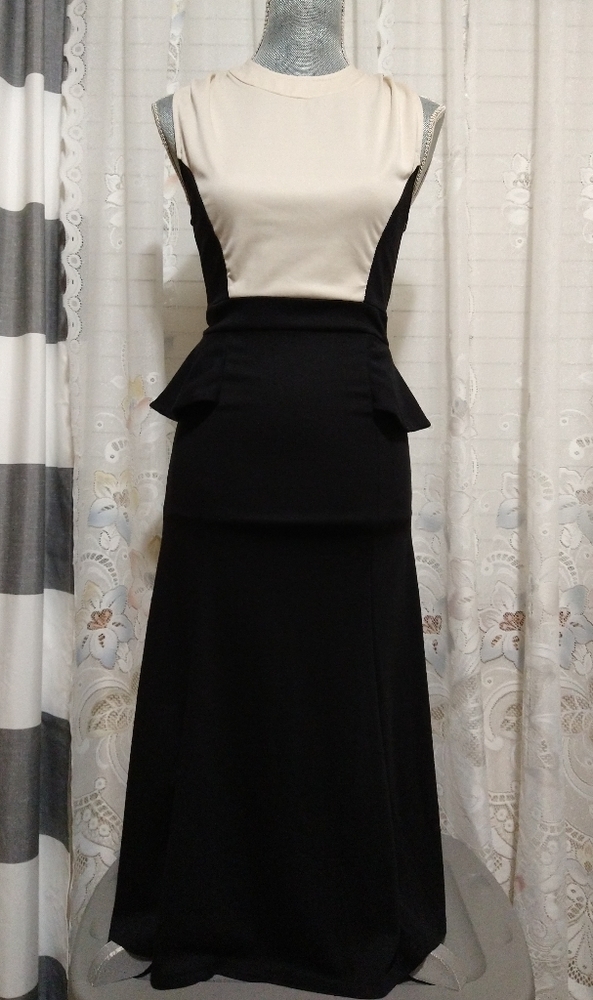 Two Tone Maxi Dress